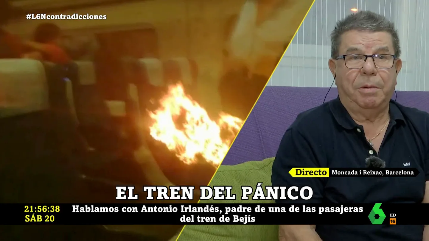 Padre de una pasajera del tren de Bejís Padre de una pasajera del tren de Bejís