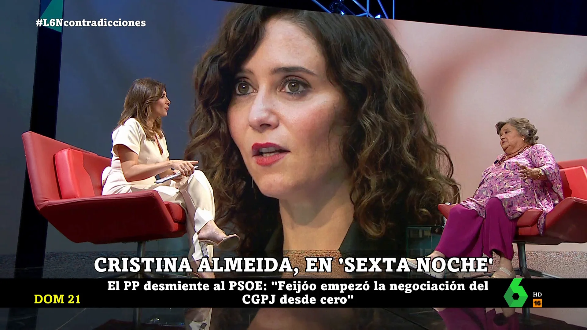 Cristina Almeida en laSexta Noche