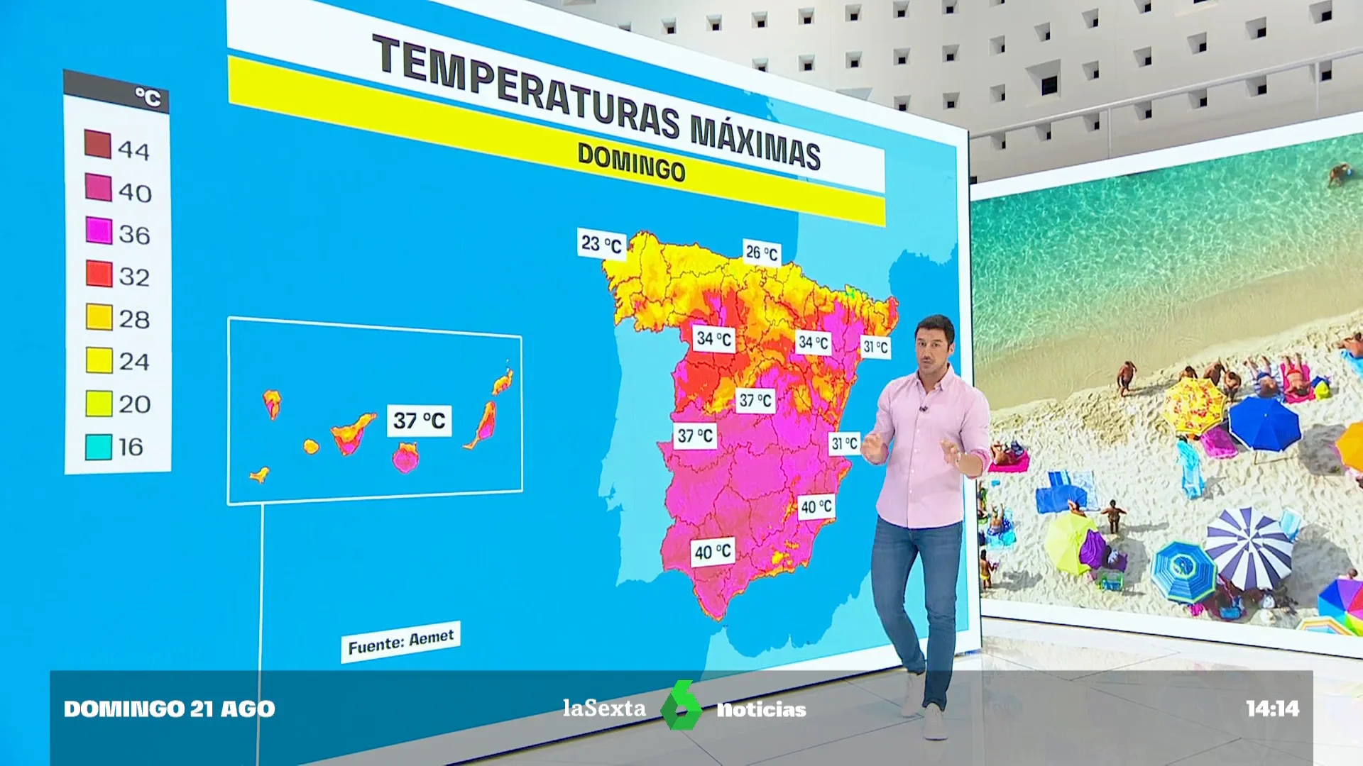 El calor da un respiro en el norte con posibles lluvias y sigue intenso en zonas del centro y sur