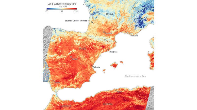 La NASA afirma que 2022 fue el quinto año más cálido registrado