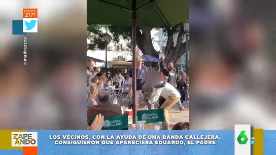 El viral en el que un niño perdido encuentra a su padre después de que una banda de música y los vecinos canten en la calle El viral en el que un niño perdido encuentra a su padre después de que una banda de música y los vecinos canten en la calle