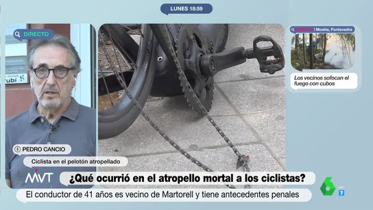 El relato de uno de los ciclistas atropellados en Castellbisbal El relato de uno de los ciclistas atropellados en Castellbisbal