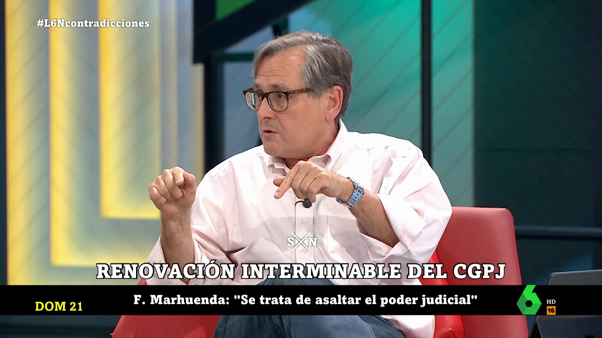 Paco Marhuenda: "Como español y como jurista que soy prefiero que el CGPJ no esté en manos de Podemos"