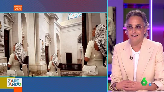 Josie analiza el look "embutido" de Georgina Rodríguez con pañuelo al pelo en el Santuario de Fátima Josie analiza el look "embutido" de Georgina Rodríguez con pañuelo al pelo en el Santuario de Fátima