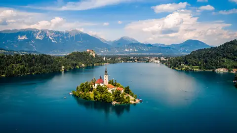 Lago de Bled, Eslovenia Lago de Bled, Eslovenia