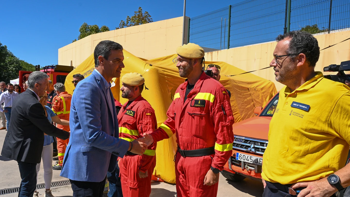 El presidente del Gobierno, Pedro Sánchez, se ha desplazado a Castellón para visitar las zonas afectadas por los incendios en el entorno de la localidad de Bejís El presidente del Gobierno, Pedro Sánchez, se ha desplazado a Castellón para visitar las zonas afectadas por los incendios en el entorno de la localidad de Bejís