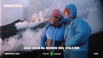 pareja volcan