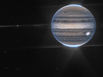 Júpiter visto con el telescopio espacial James Webb