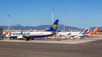 Aviones en el aeropuerto