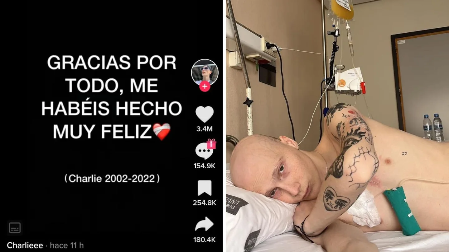 Muere Charlie, el 'influencer' de 20 años que quiso que el cáncer dejara de ser tabú Muere Charlie, el 'influencer' de 20 años que quiso que el cáncer dejara de ser tabú