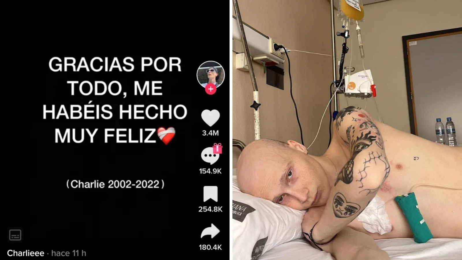 Muere Charlie, el 'influencer' de 20 años que quiso que el cáncer dejara de ser tabú