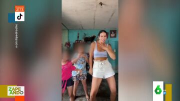 El baile viral de Cristina Pedroche con dos niñas mexicanas en Tik Tok durante sus vacaciones