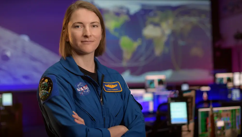 La astronauta de la NASA Kayla Barron
