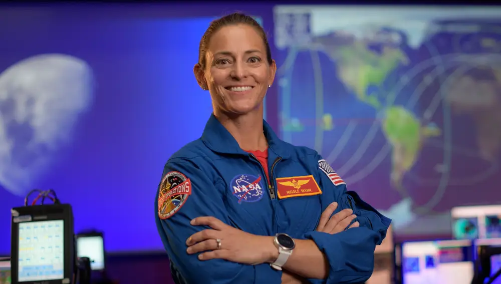 La astronauta de la NASA Nicole A. Mann