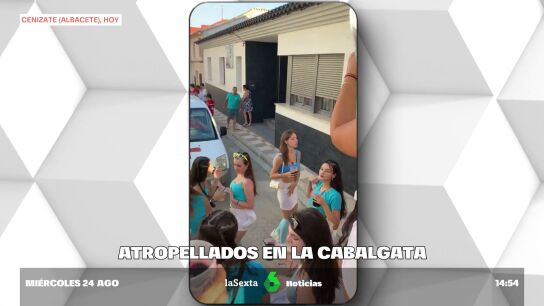 Una carroza atropella a cuatro personas, entre ellas dos ni&ntilde;os, en las fiestas de Cenizate, Albacete
