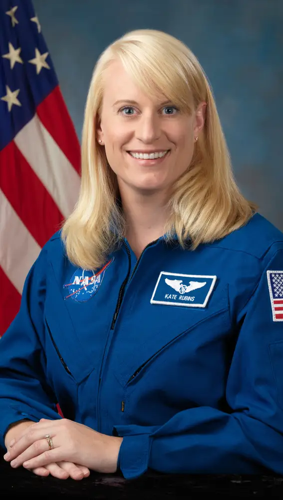 La astronauta de la NASA Kate Rubins