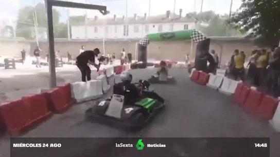 Karts y guerra de globos: las polémicas actividades de reinserción de una cárcel parisina Karts y guerra de globos: las polémicas actividades de reinserción de una cárcel parisina