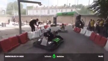 Karts y guerra de globos: las polémicas actividades de reinserción de una cárcel parisina 
