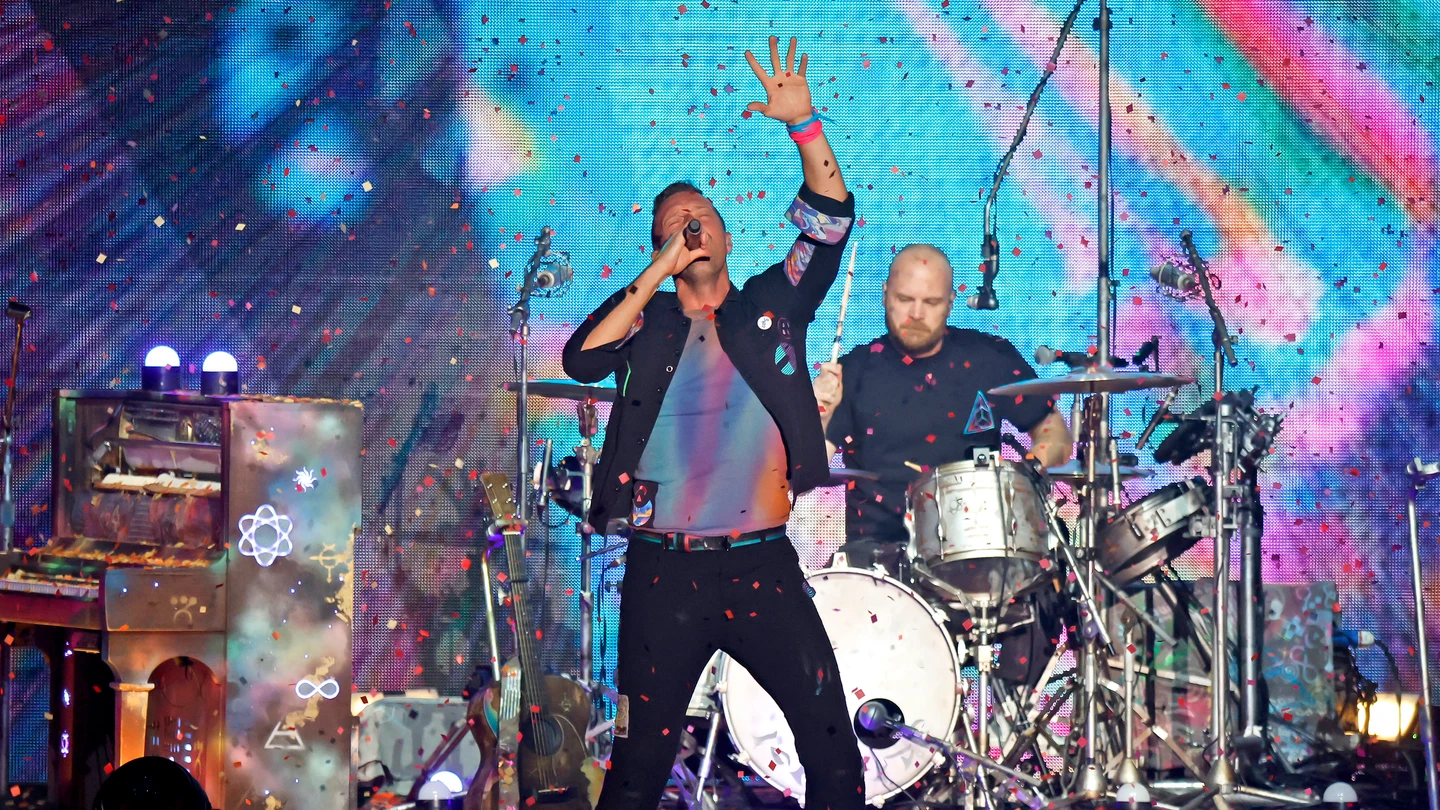Coldplay en concierto, en una imagen de archivo Coldplay en concierto, en una imagen de archivo