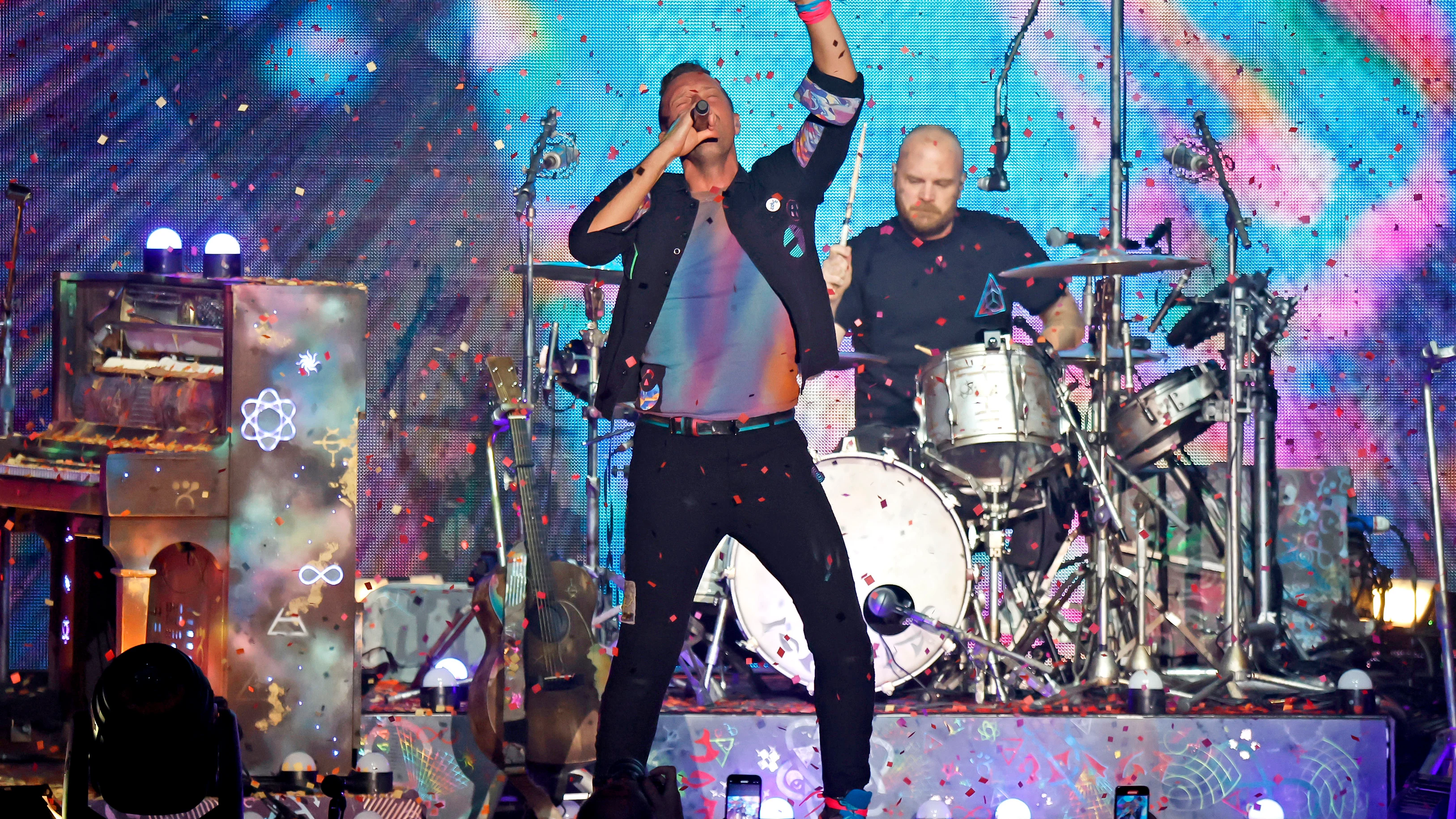 Coldplay en concierto, en una imagen de archivo 