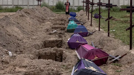 Restos de personas no identificadas cerca de Kiev (Ucrania) Restos de personas no identificadas cerca de Kiev (Ucrania)