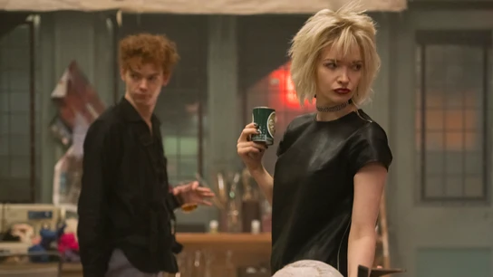 Thomas Brodie-Sanger y Talulah Riley interpretan a la pareja formada por Malcom McLaren y la diseñadora Vivienne Westwood. Thomas Brodie-Sanger y Talulah Riley interpretan a la pareja formada por Malcom McLaren y la diseñadora Vivienne Westwood.