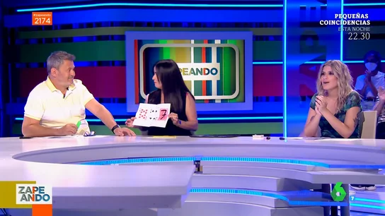 Inés La Maga hace un truco de magia en directo en el plató de Zapeando ante la sorpresa de Miki Nadal: "Me he quedado loco" Inés La Maga hace un truco de magia en directo en el plató de Zapeando ante la sorpresa de Miki Nadal: "Me he quedado loco"