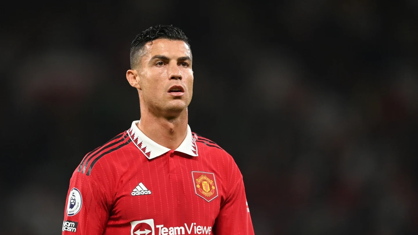 Cristiano Ronaldo en un partido con el Manchester United Cristiano Ronaldo en un partido con el Manchester United