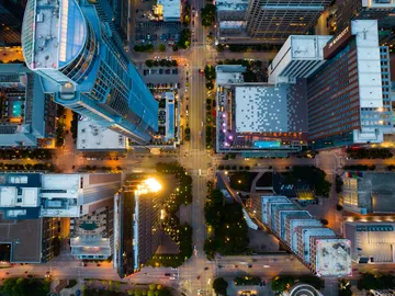 Imagen de archivo de un rascacielos Imagen de archivo de un rascacielos