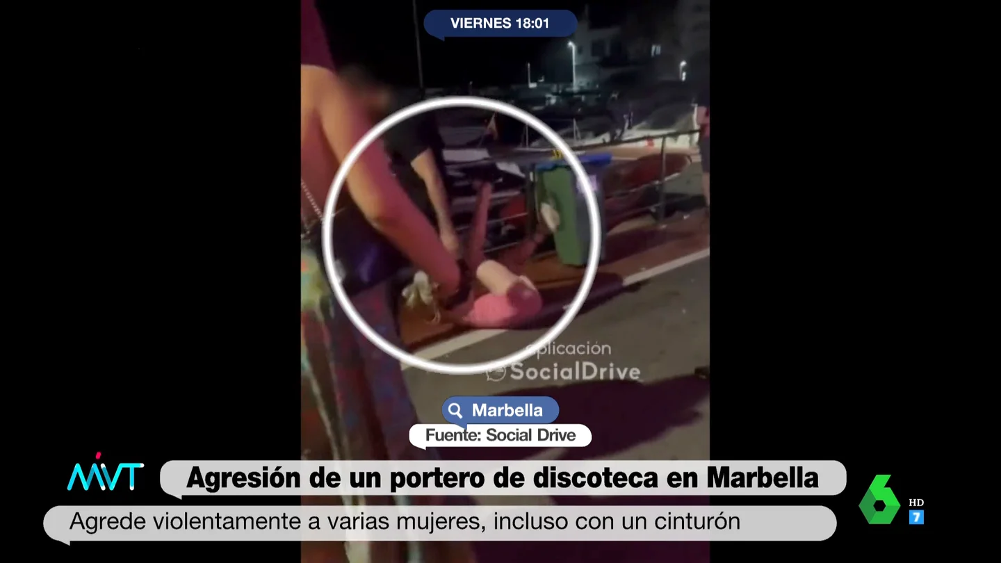 Agresión a la puerta de una discoteca en Marbella Agresión a la puerta de una discoteca en Marbella