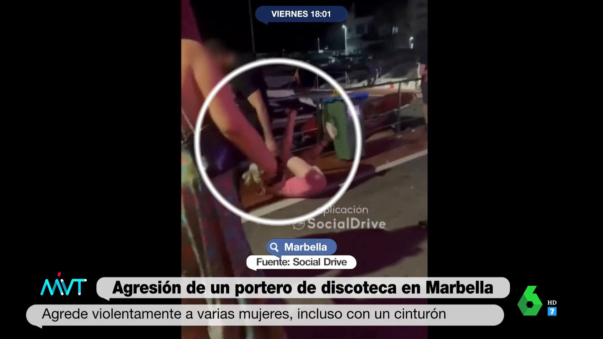 Agresión a la puerta de una discoteca en Marbella