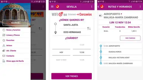 App de Renfe Cercanías App de Renfe Cercanías