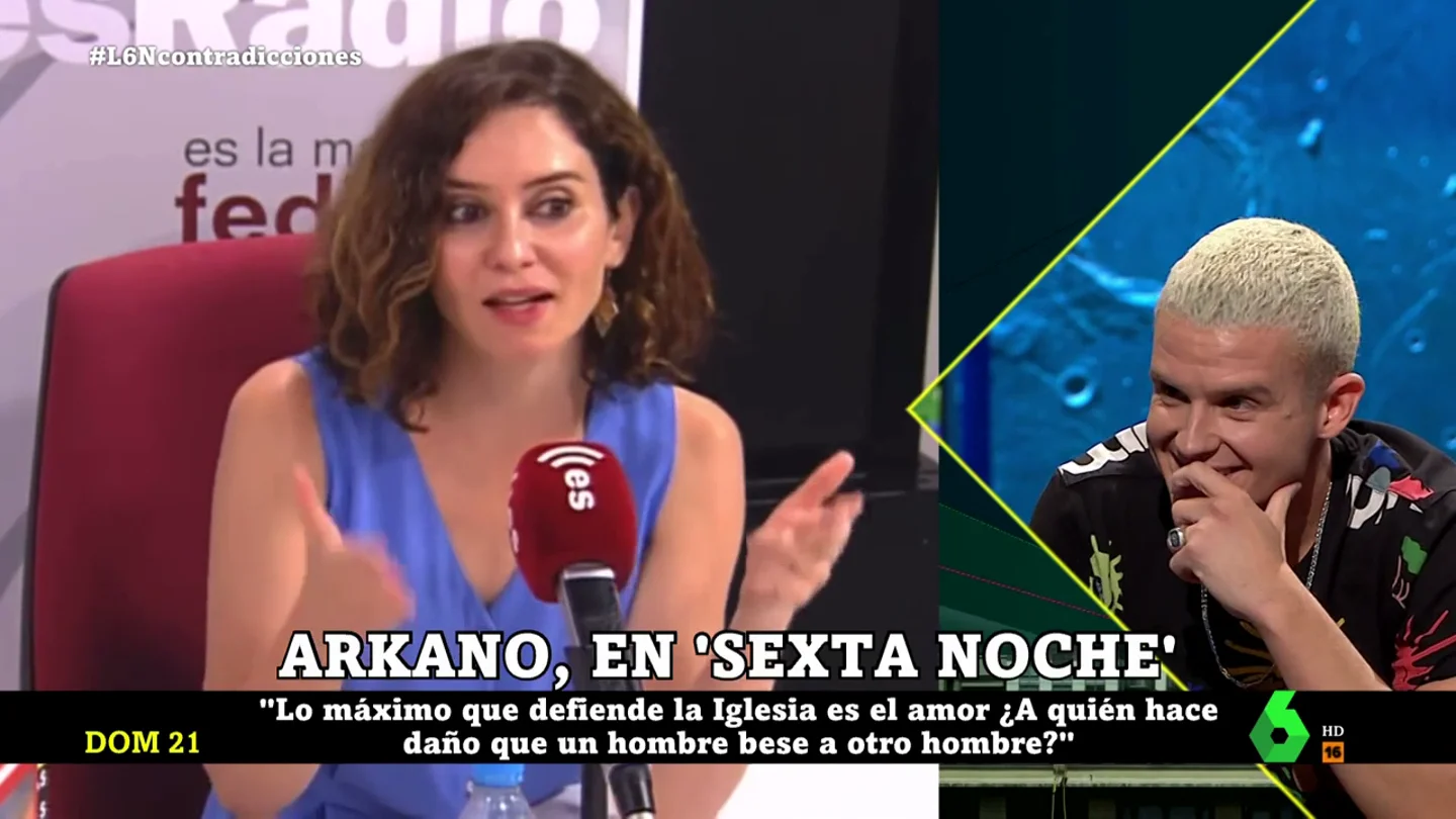Arkano responde a Ayuso tras sus palabras sobre el Orgullo y el 8M: "Ojalá fueran todo el año" Arkano responde a Ayuso tras sus palabras sobre el Orgullo y el 8M: "Ojalá fueran todo el año"