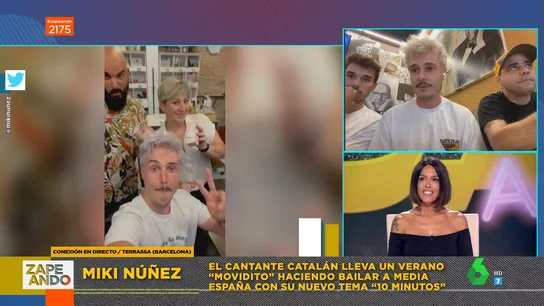 Miki Núñez conecta en directo con Zapeando para dar una "exclusiva" que sorprende a Lorena Castell Miki Núñez conecta en directo con Zapeando para dar una "exclusiva" que sorprende a Lorena Castell