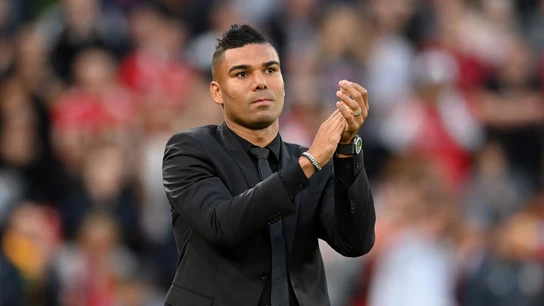 Casemiro, en Old Trafford Casemiro, en Old Trafford