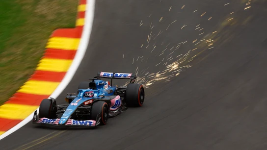 Fernando Alonso, en el GP de Bélgica Fernando Alonso, en el GP de Bélgica