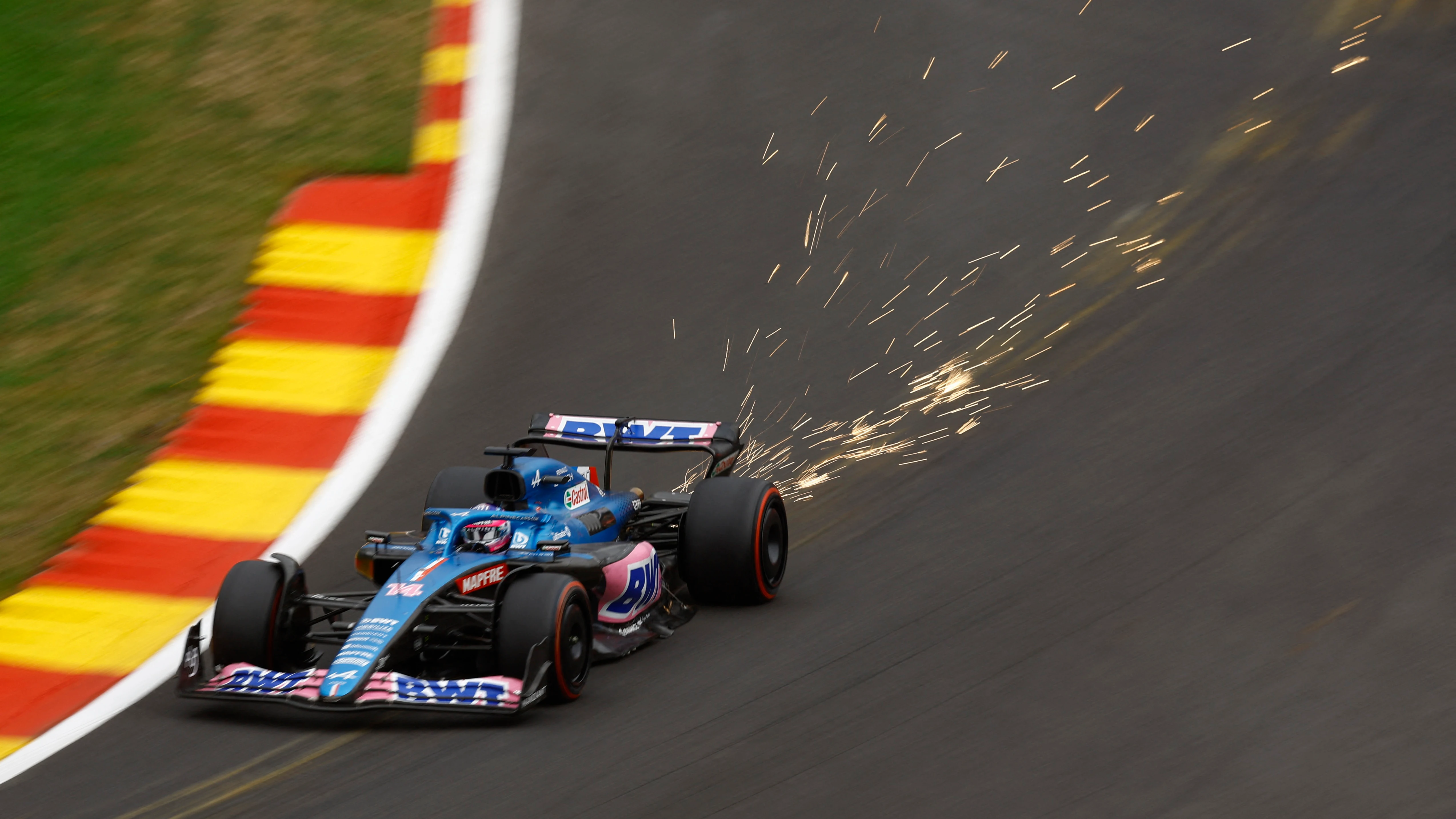 Fernando Alonso, en el GP de Bélgica