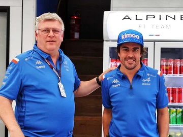 Szafnauer y Fernando Alonso Szafnauer y Fernando Alonso