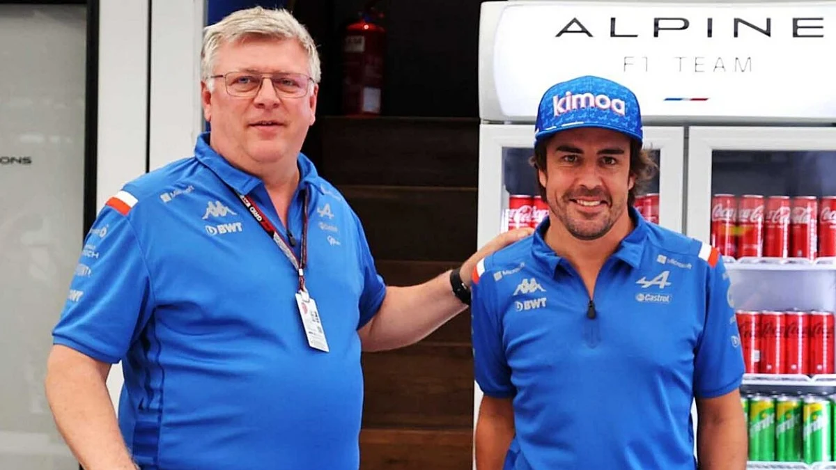 Szafnauer y Fernando Alonso