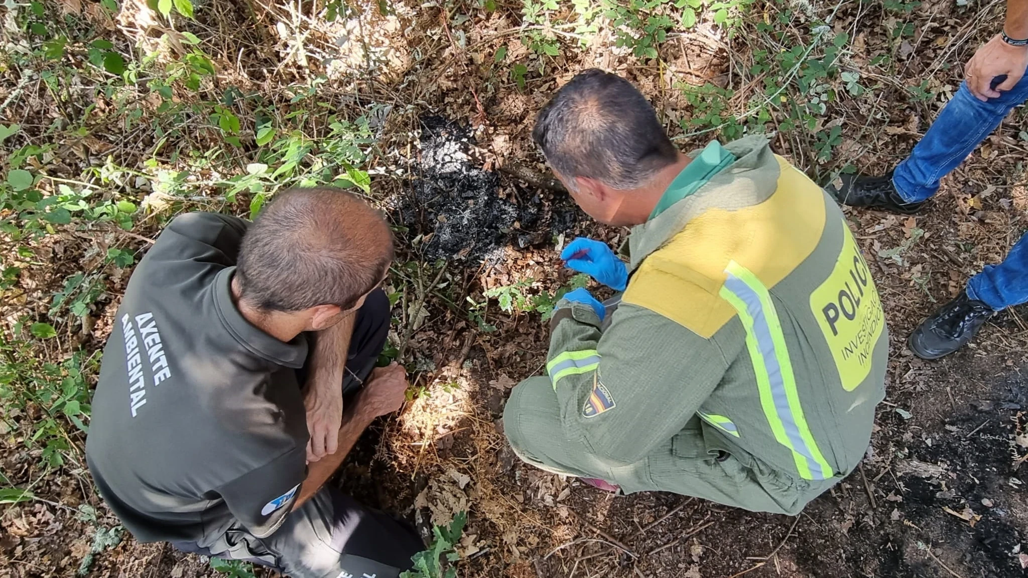 Sorprenden a una mujer con pastillas de encendido y un mechero cuando iba provocar un incendio en Ourense