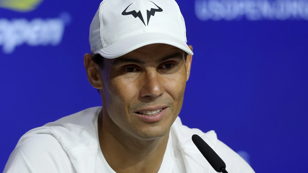 Rafa Nadal en la previa del US Open