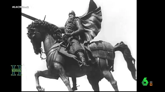 Imagen de archivo de la estatua en honor al Cid Imagen de archivo de la estatua en honor al Cid