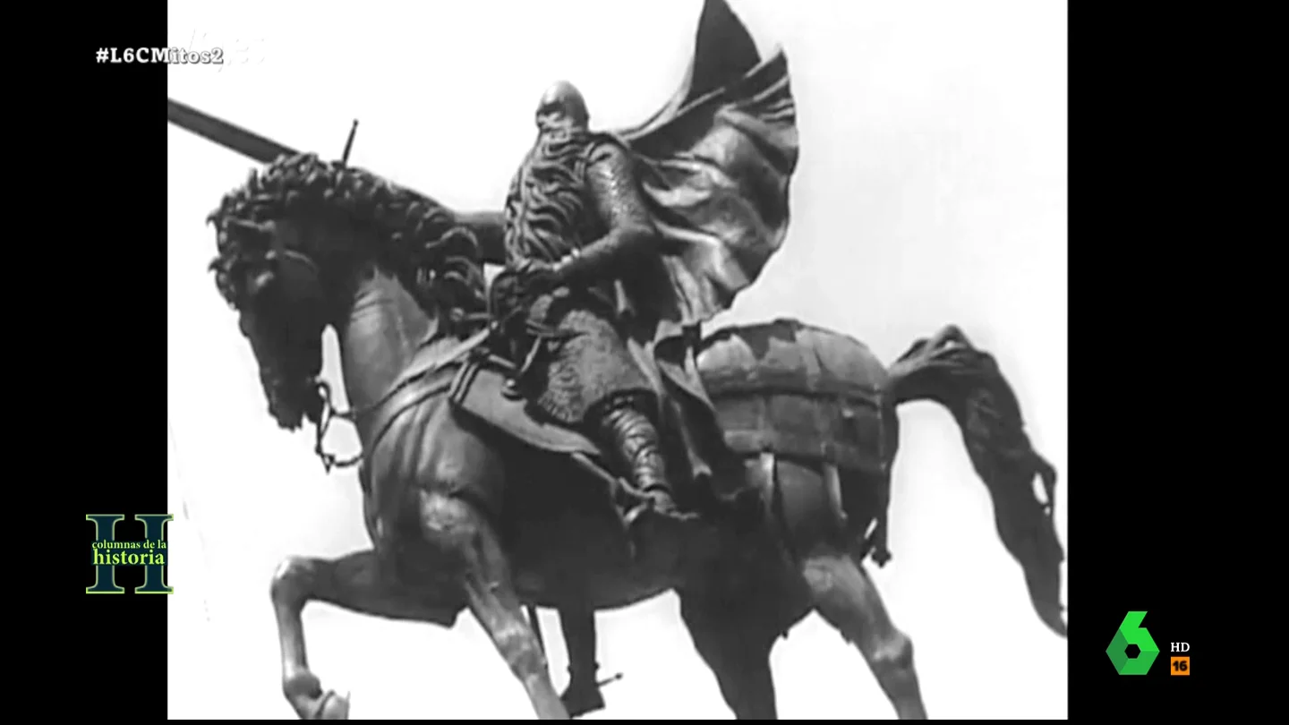 Imagen de archivo de la estatua en honor al Cid Imagen de archivo de la estatua en honor al Cid