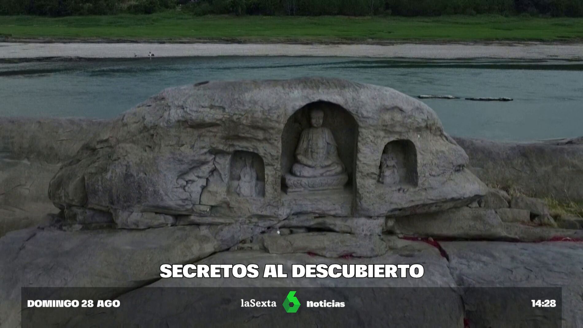 La sequía deja al descubierto grandes 'tesoros' alrededor del mundo