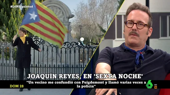 El día en el que casi detienen a Joaquín Reyes cuando imitaba a Puigdemont: "Aparecieron 5 policías" El día en el que casi detienen a Joaquín Reyes cuando imitaba a Puigdemont: "Aparecieron 5 policías"