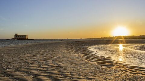 Praia da ilha da Fuzeta