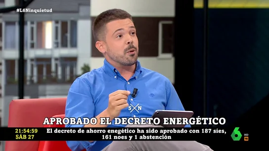 Los datos con los que Nacho Corredor desmonta los argumentos contra el decreto energético: "¿De qué va el juego?" Los datos con los que Nacho Corredor desmonta los argumentos contra el decreto energético: "¿De qué va el juego?"