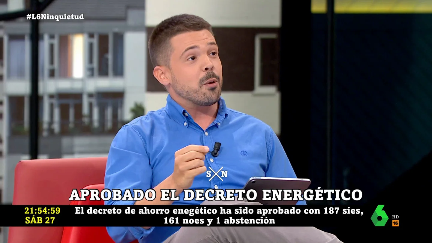 Los datos con los que Nacho Corredor desmonta los argumentos contra el decreto energético: "¿De qué va el juego?" Los datos con los que Nacho Corredor desmonta los argumentos contra el decreto energético: "¿De qué va el juego?"