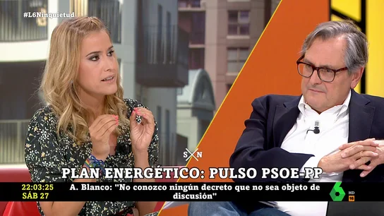 El análisis de Afra Blanco sobre la crisis energética: "Es vergonzoso el show que está generando el PP" El análisis de Afra Blanco sobre la crisis energética: "Es vergonzoso el show que está generando el PP"