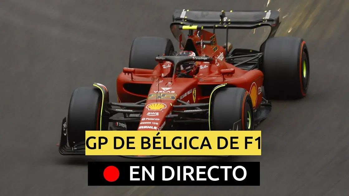 Carlos Sainz, en el GP de Bélgica